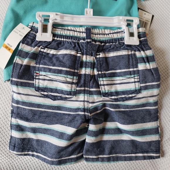 Tommy Hilfiger Baby Boys 2 Piece Polo Shorts Set - Picture 4 of 5
